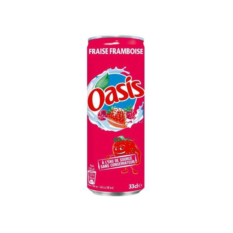 Oasis Fraise Framboise 24 x 33cl